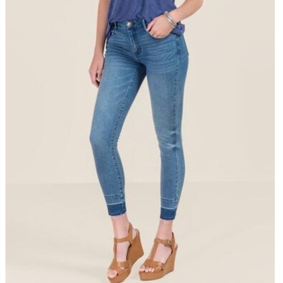 Harper Denim - Harper Heritage Mid Rise Release Hem Jeans - Size 28